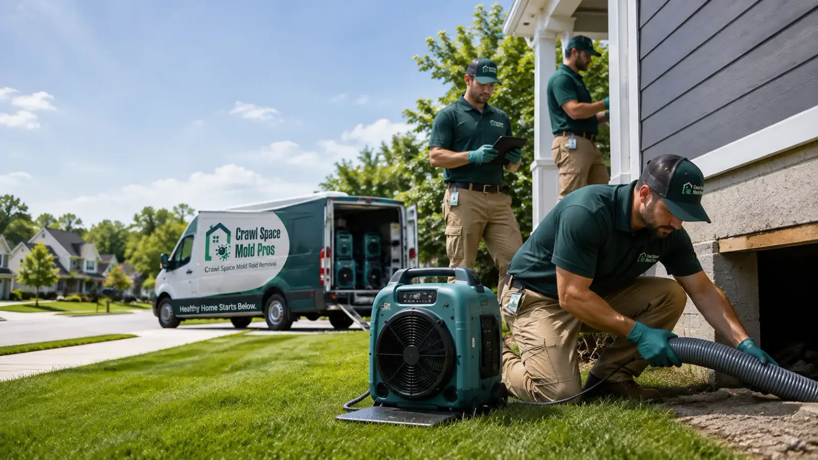 Crawl Space Mold Removal in Menomonie, WI